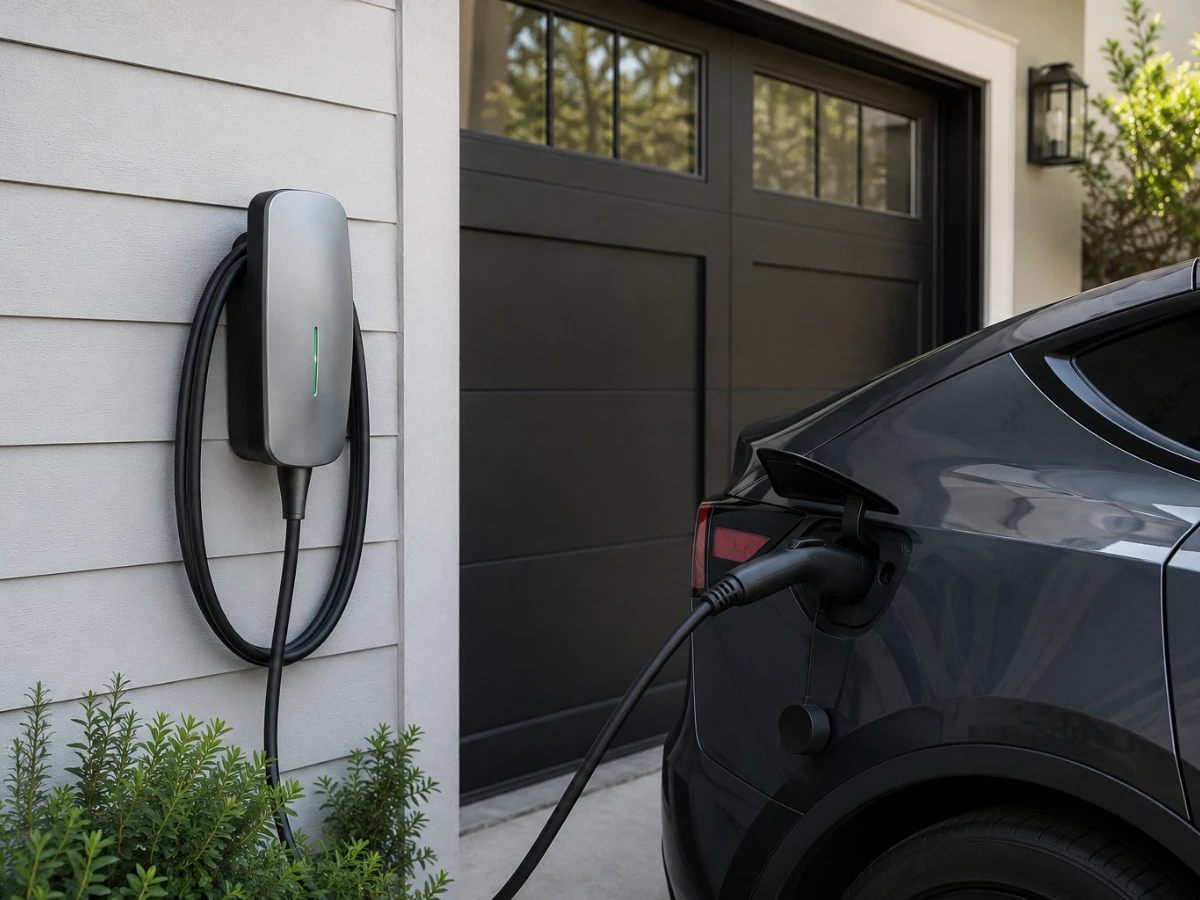 Image showing home EV charging station
