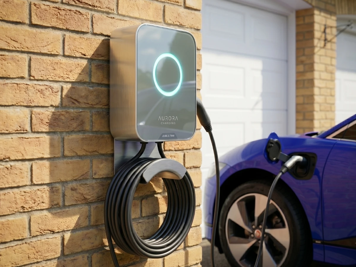Image of level 2 EV charging outlet