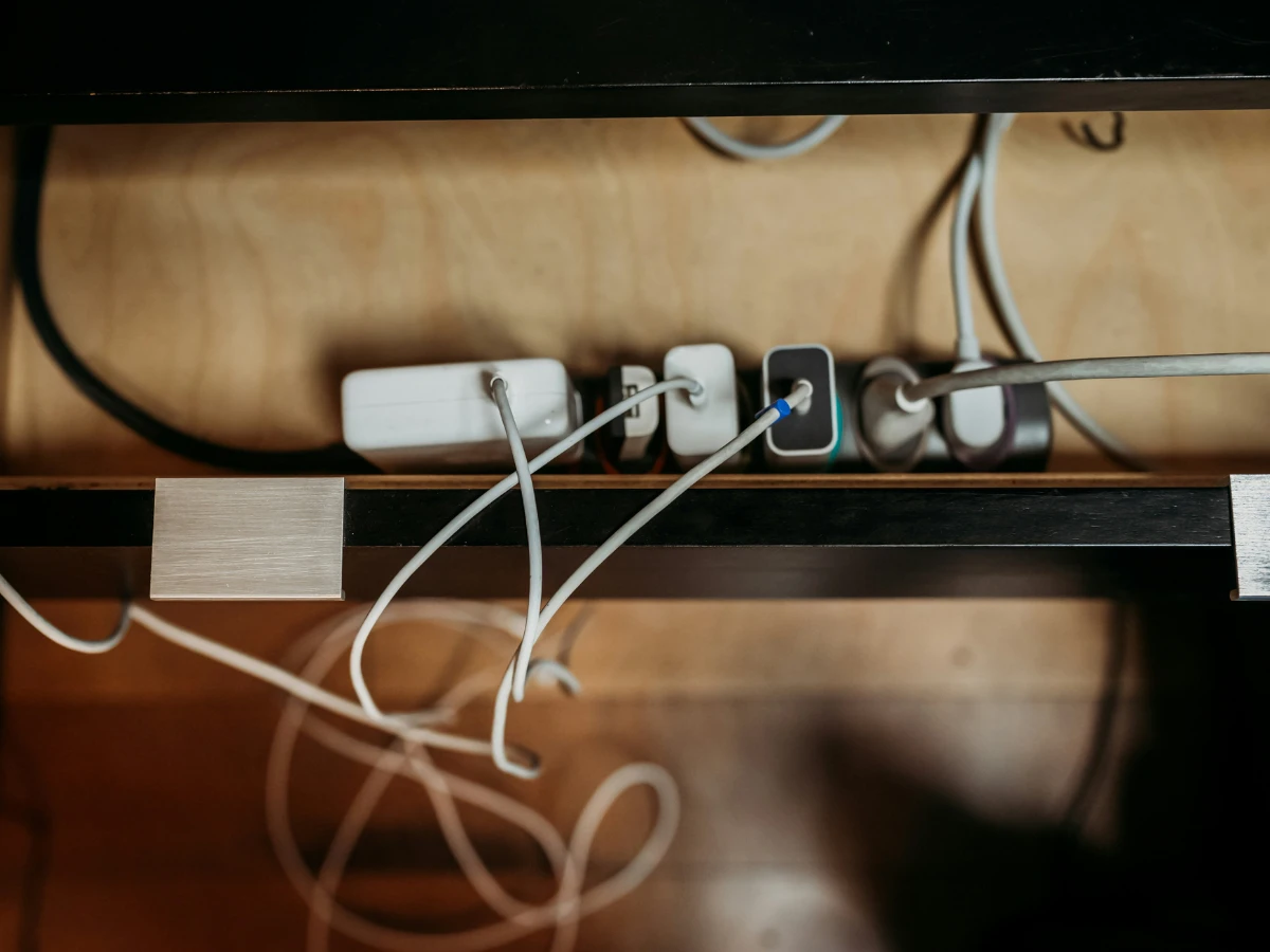 Image showing too many appliances connected to a single outlet